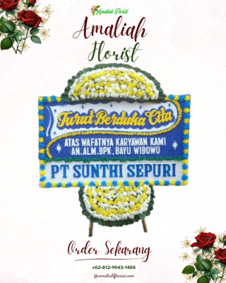 Papan Bunga Duka di Luminda