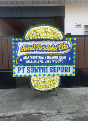 Papan Bunga Duka di Luminda