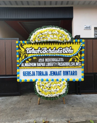 Papan Bunga Duka di Luminda